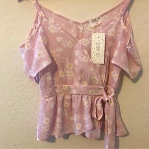 🛍️Floral, off-shoulder blouse_NWT👚